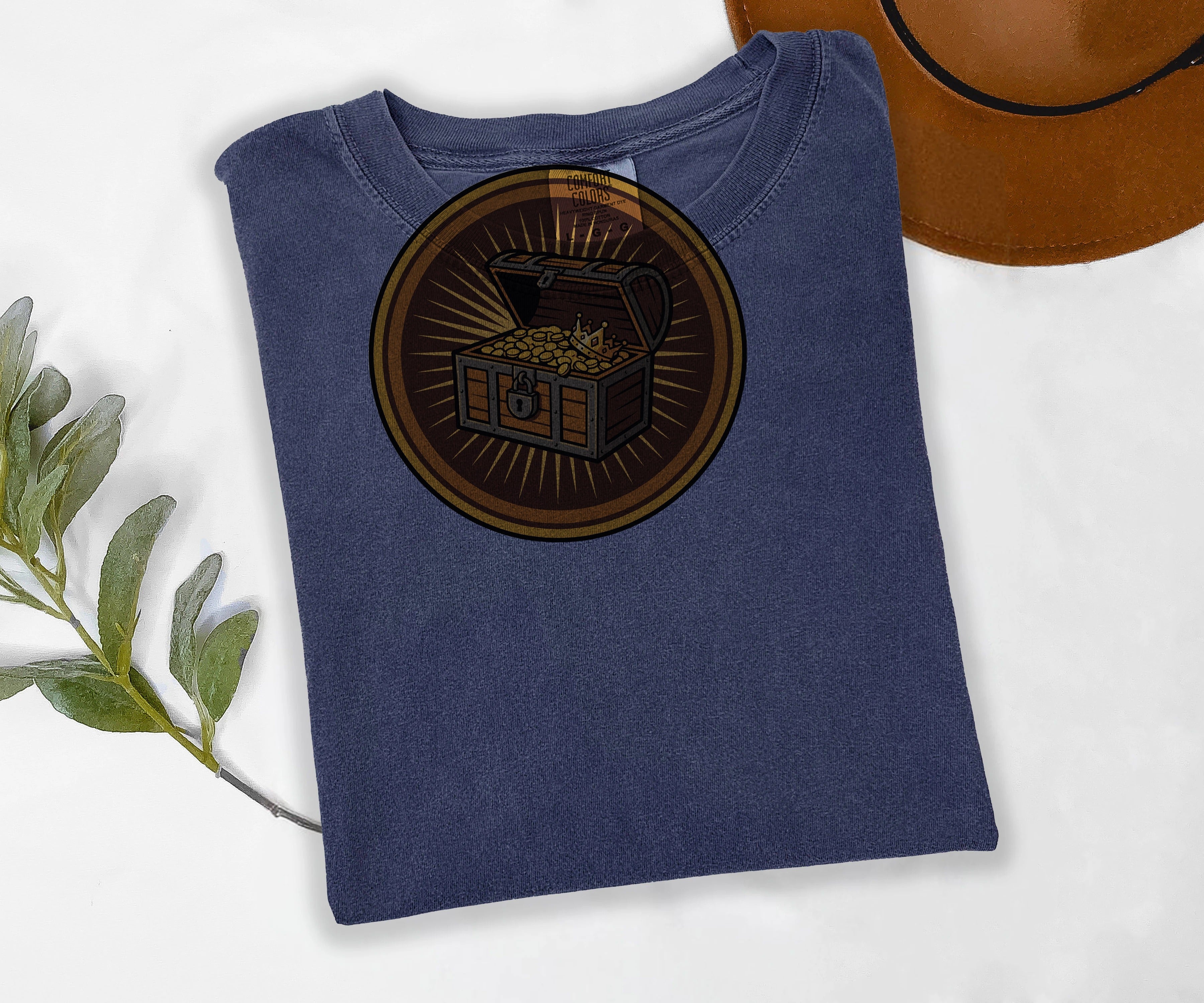 Treasure Chest Tee, RPG Gamer Shirt, Loot Emblem Tee, Comfort Colors Video Game Shirt, Gamer Gift