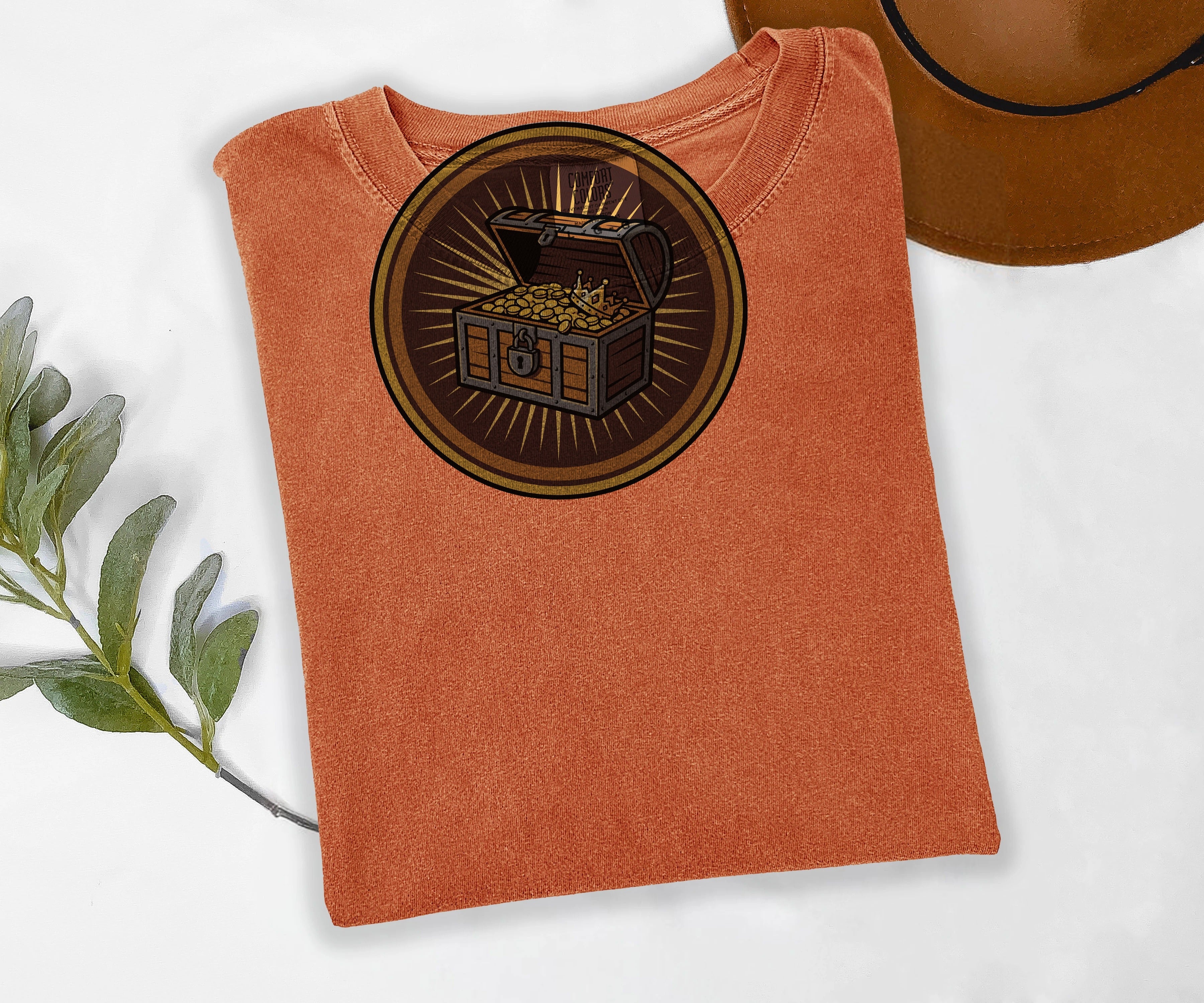 Treasure Chest Tee, RPG Gamer Shirt, Loot Emblem Tee, Comfort Colors Video Game Shirt, Gamer Gift