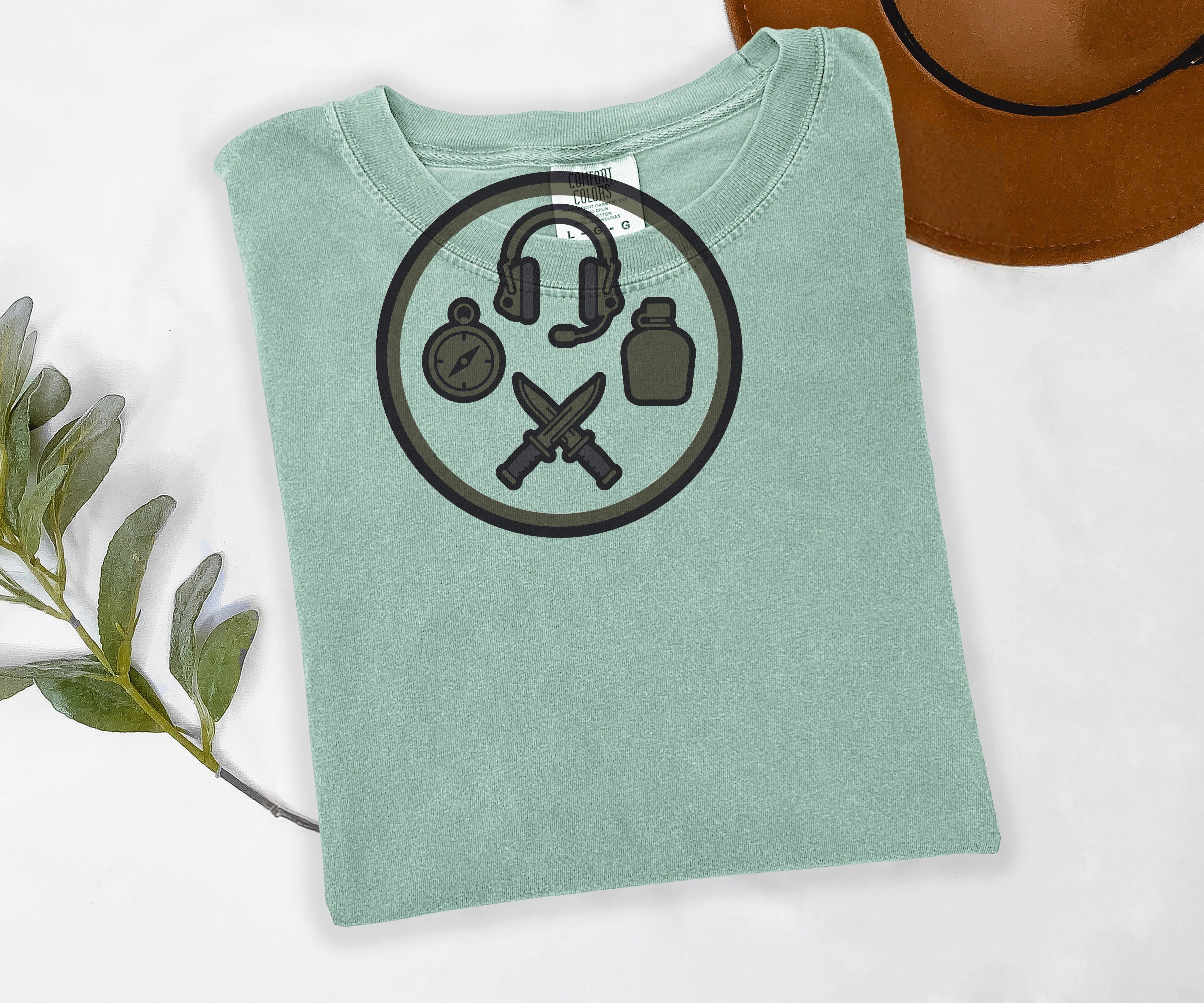 Loadout Tee, FPS Gamer Shirt, Gaming Gear Emblem Tee, Comfort Colors Shooter Shirt, Gamer Gift