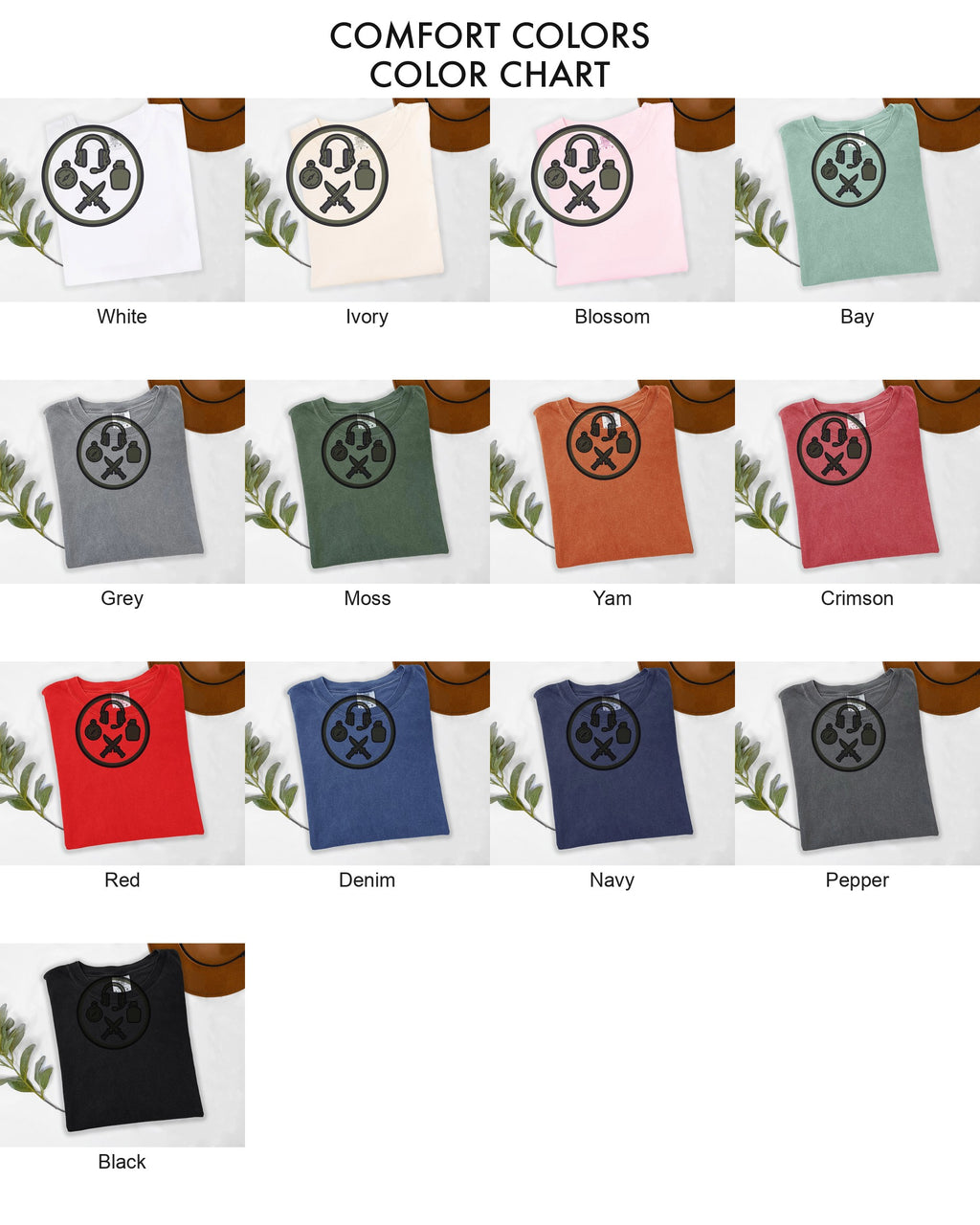 Loadout Tee, FPS Gamer Shirt, Gaming Gear Emblem Tee, Comfort Colors Shooter Shirt, Gamer Gift