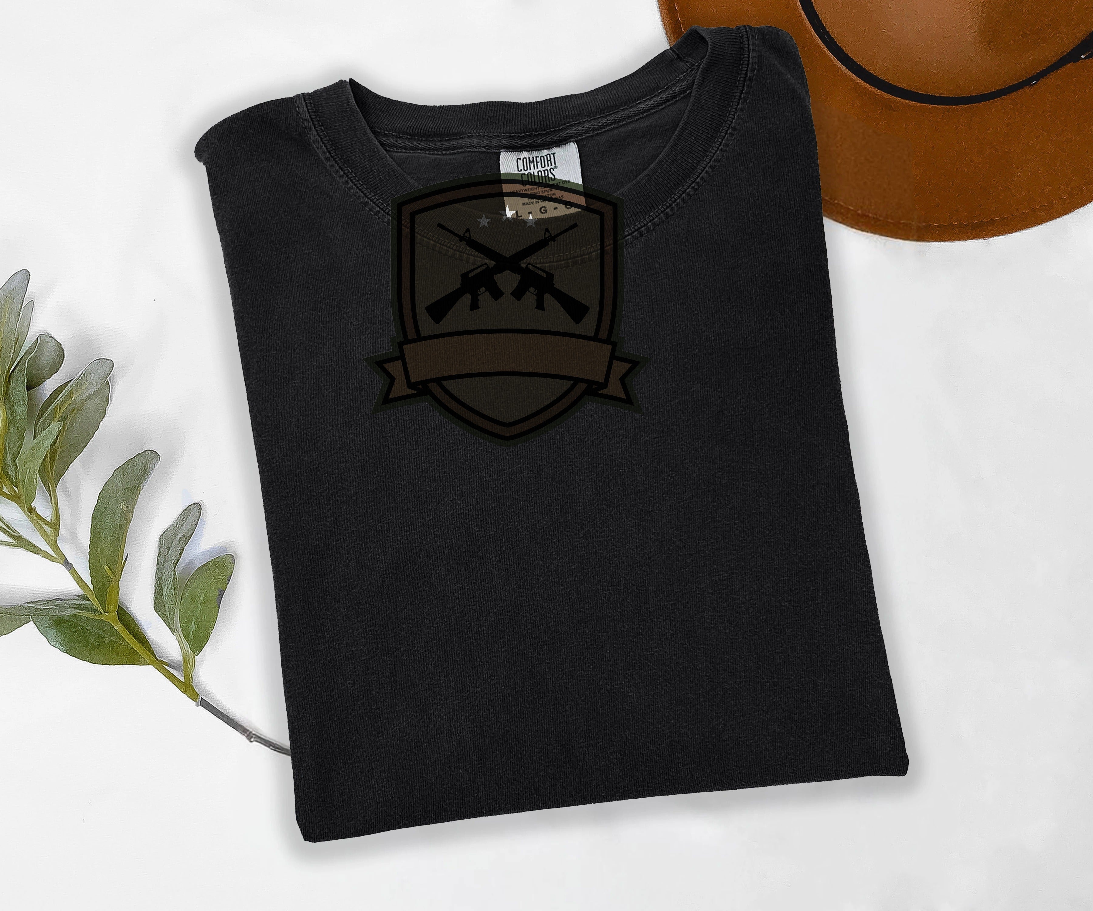 Custom Squad Patch Tee, Personalized FPS Gamer Shirt, Your Callsign Printed, Comfort Colors Shooter Tee, Gaming Gift