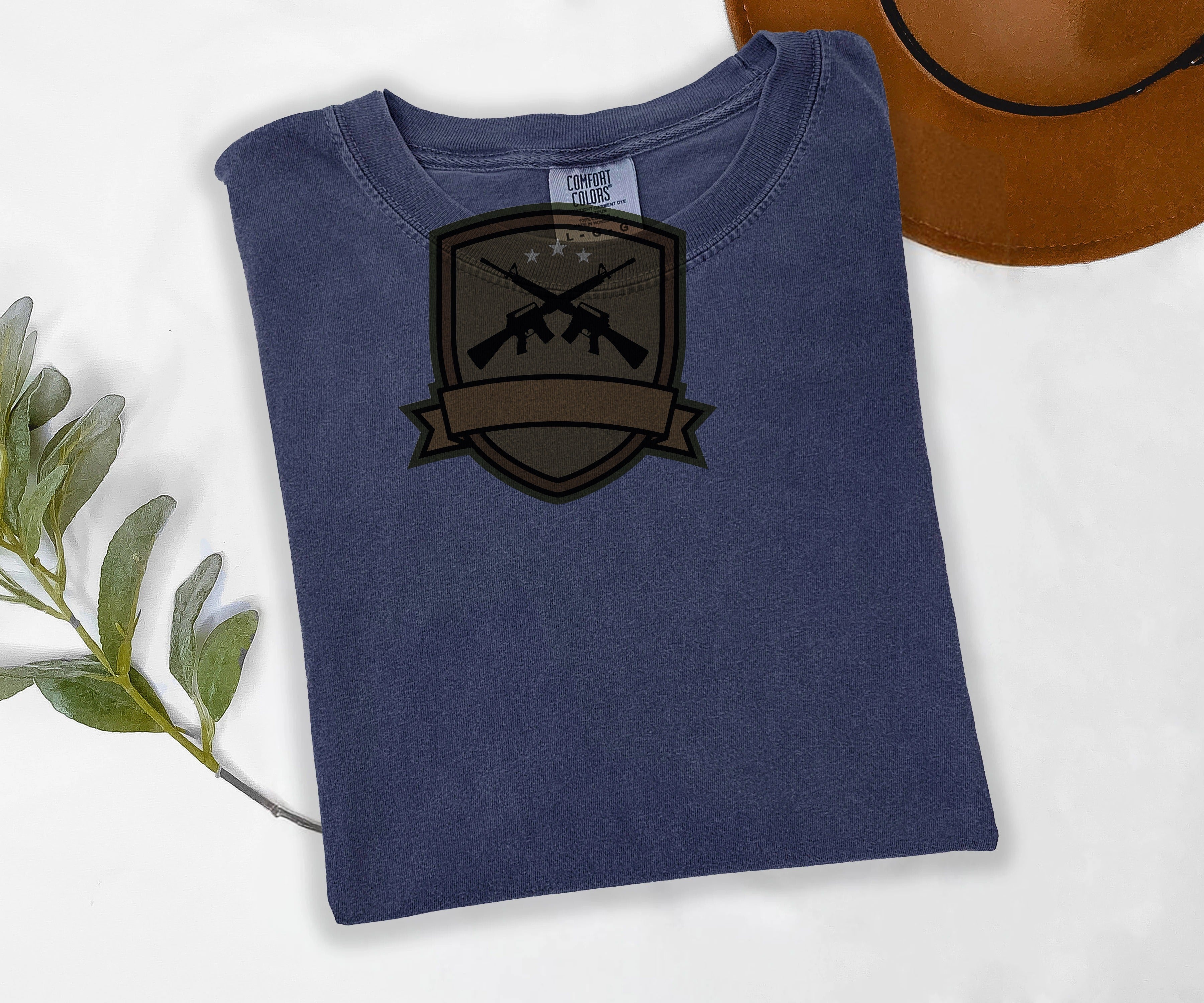 Custom Squad Patch Tee, Personalized FPS Gamer Shirt, Your Callsign Printed, Comfort Colors Shooter Tee, Gaming Gift