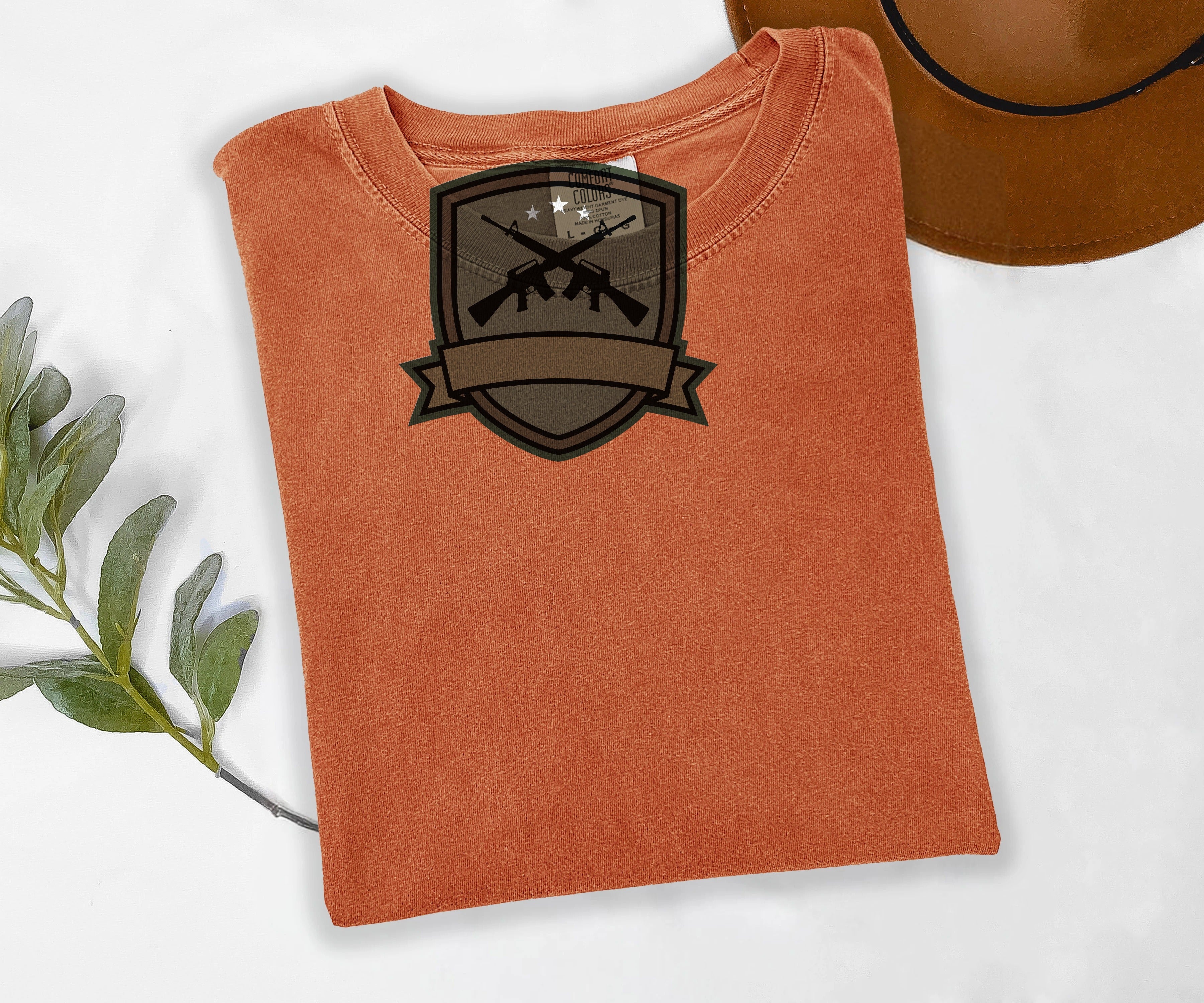 Custom Squad Patch Tee, Personalized FPS Gamer Shirt, Your Callsign Printed, Comfort Colors Shooter Tee, Gaming Gift