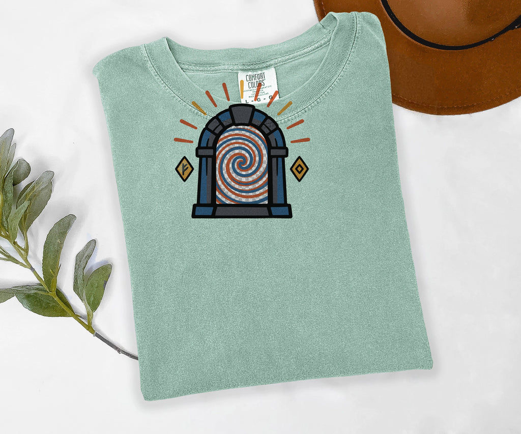 Portal Tee, MMO Gamer Shirt, Raid Night Emblem Tee, Comfort Colors MMORPG Shirt, Gamer Gift