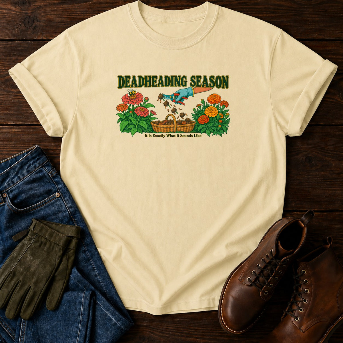 Deadheading Season T-Shirt — Butter