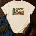 We Dig Them Up Every Fall Dahlia T-Shirt — Ivory