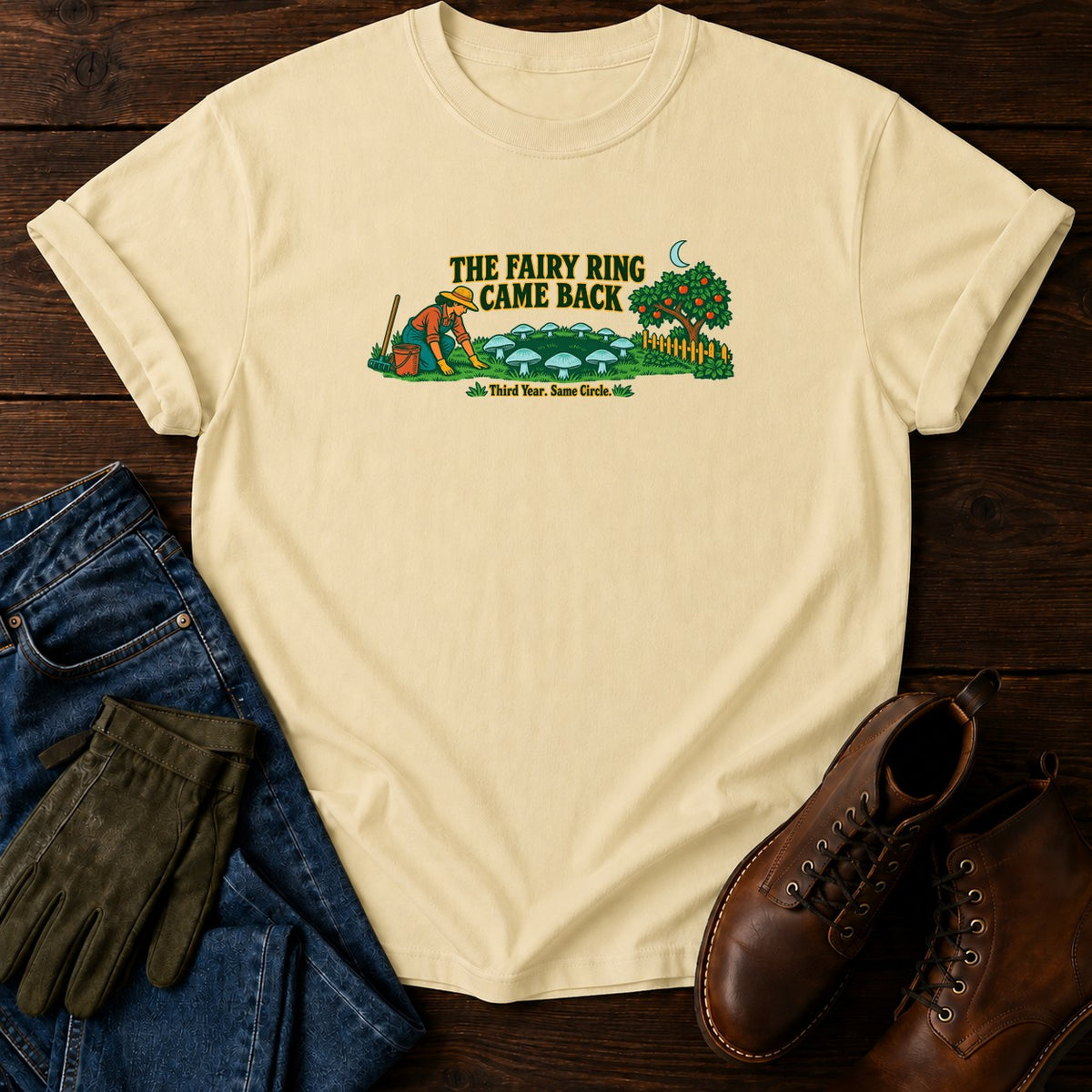 The Fairy Ring Came Back T-Shirt — Butter