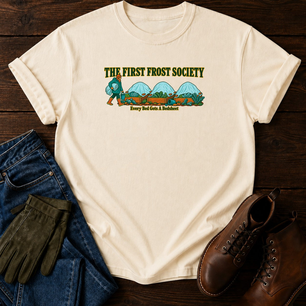 The First Frost Society T-Shirt — Ivory