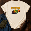 I Composted It, It Came Back Pumpkin Halloween T-Shirt — Ivory