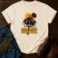 We Dig Them Up Every Fall Dahlia Halloween T-Shirt — Ivory
