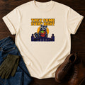 They Come Every Night Raccoon Halloween Garden T-Shirt — Ivory