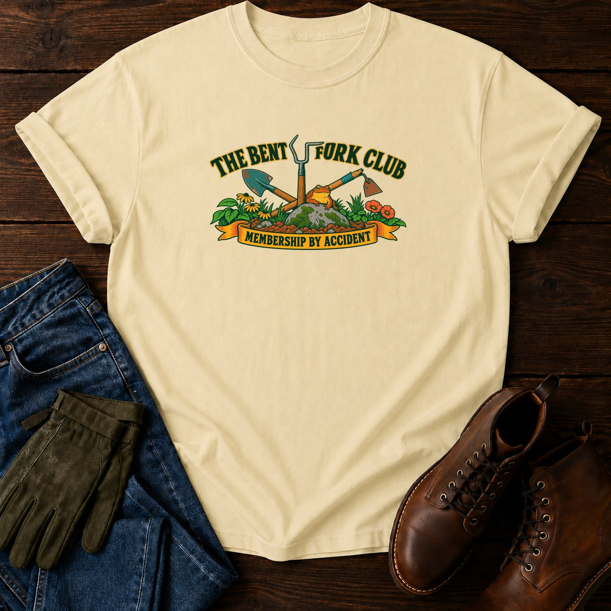 The Bent Fork Club T-Shirt — Butter