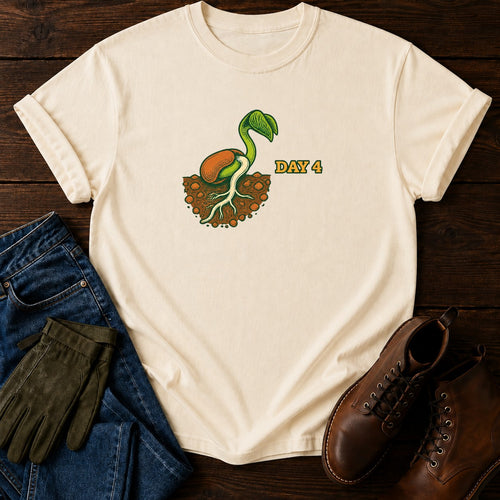 Day 4 Seedling T-Shirt — Ivory