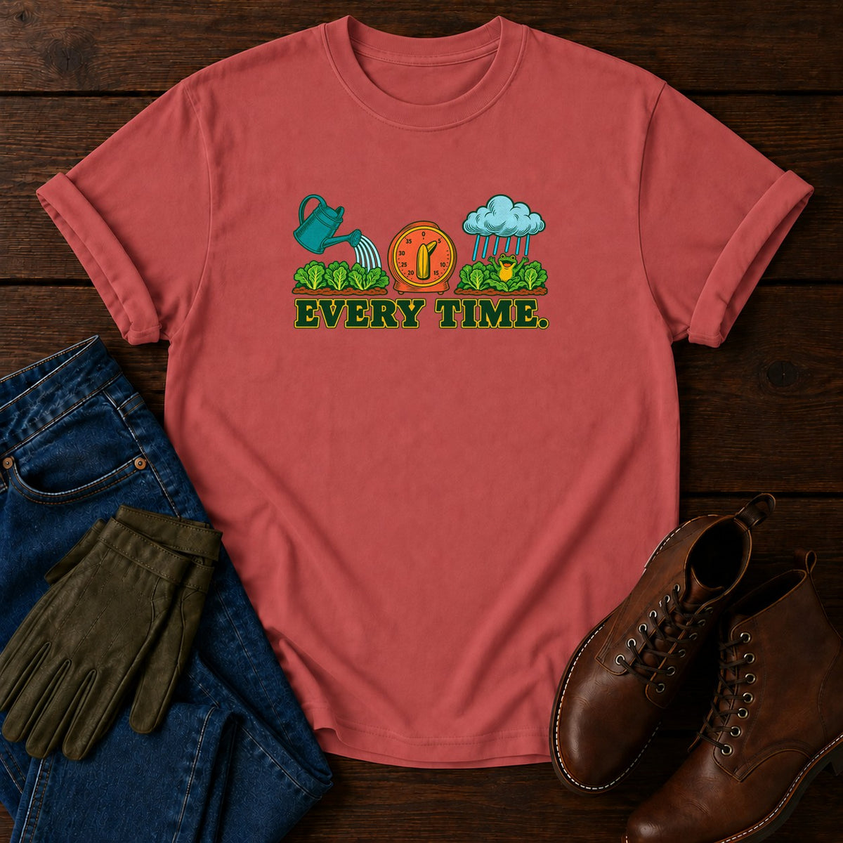 Every Time T-Shirt — Crimson