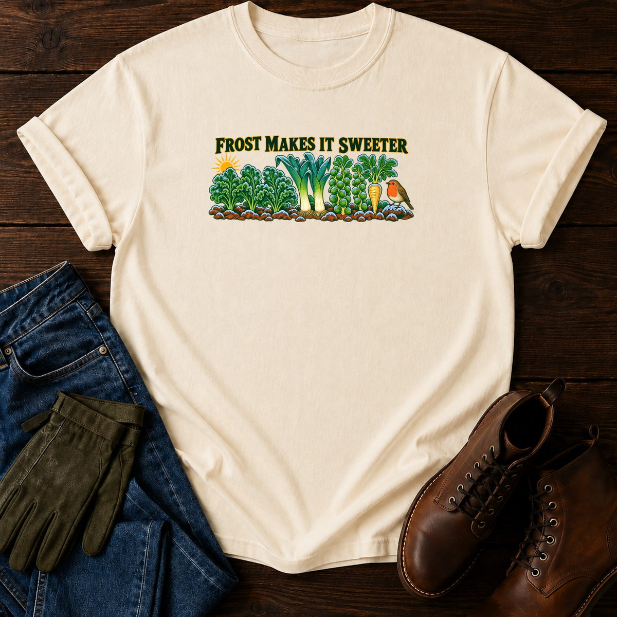 Frost Makes It Sweeter T-Shirt — Ivory