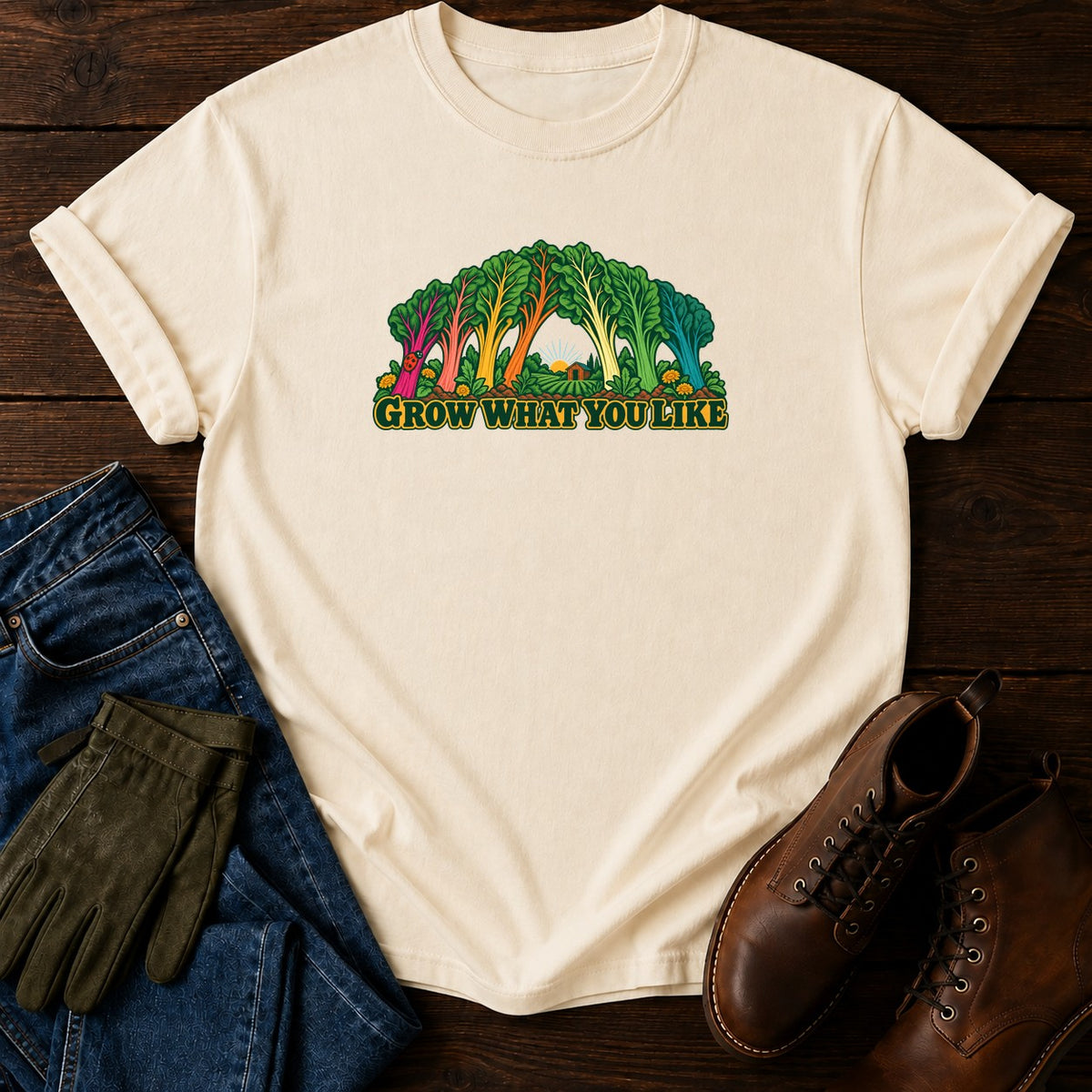 Grow What You Like T-Shirt — Ivory
