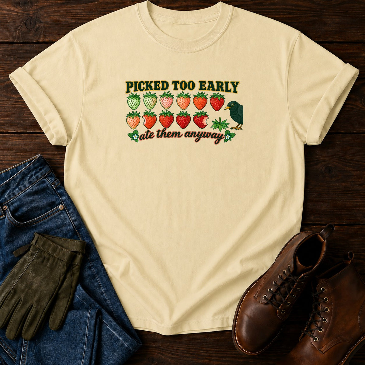 Picked Too Early T-Shirt — Butter