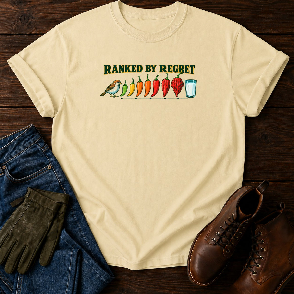 Ranked By Regret T-Shirt — Butter