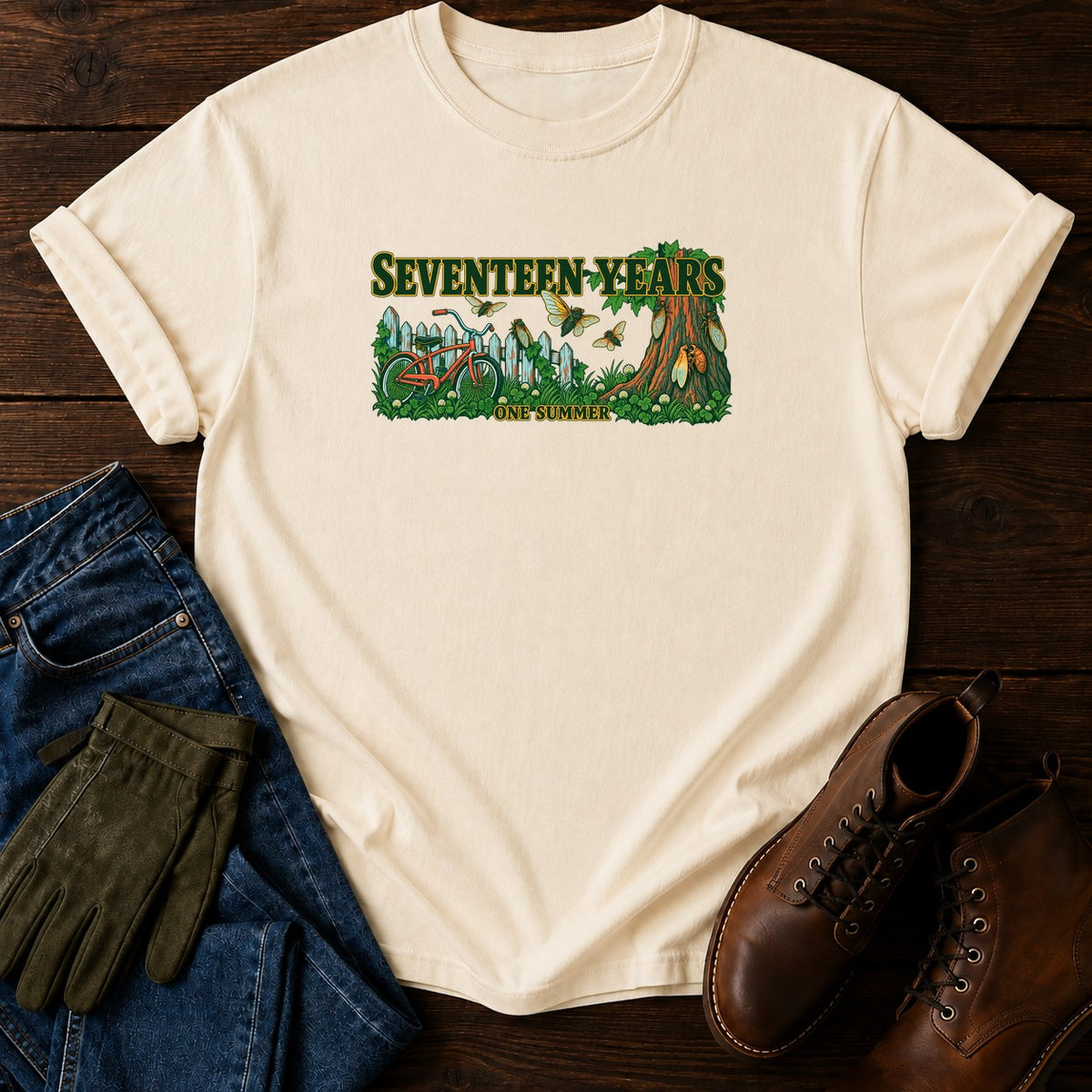 Seventeen Years T-Shirt — Ivory