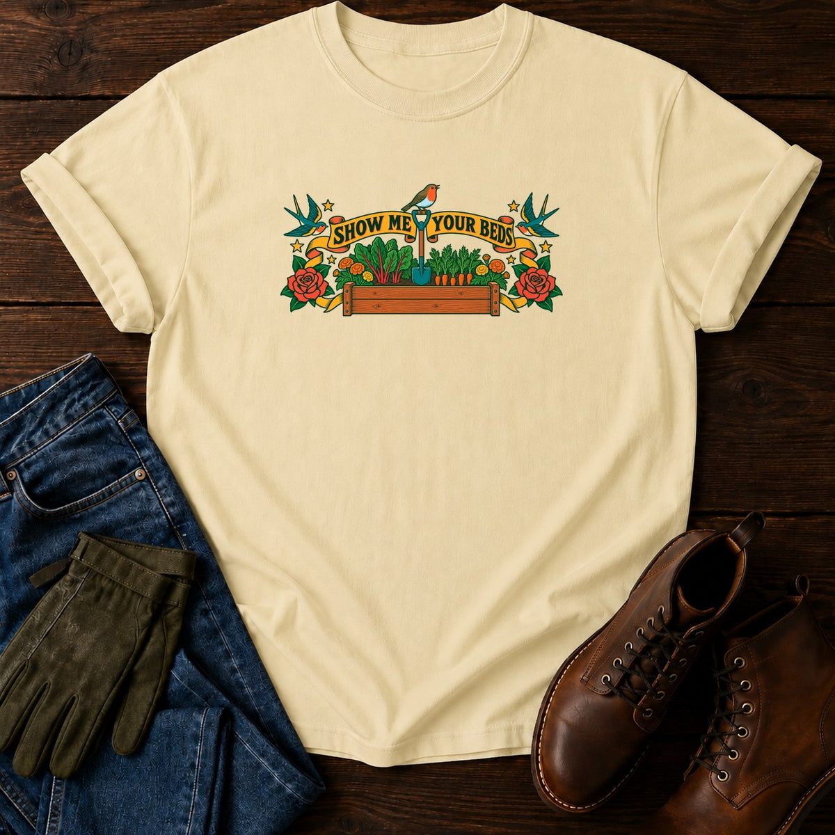Show Me Your Beds T-Shirt — Butter