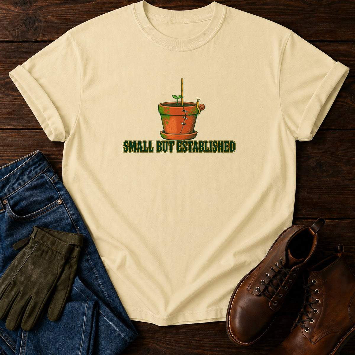Small But Established T-Shirt — Butter