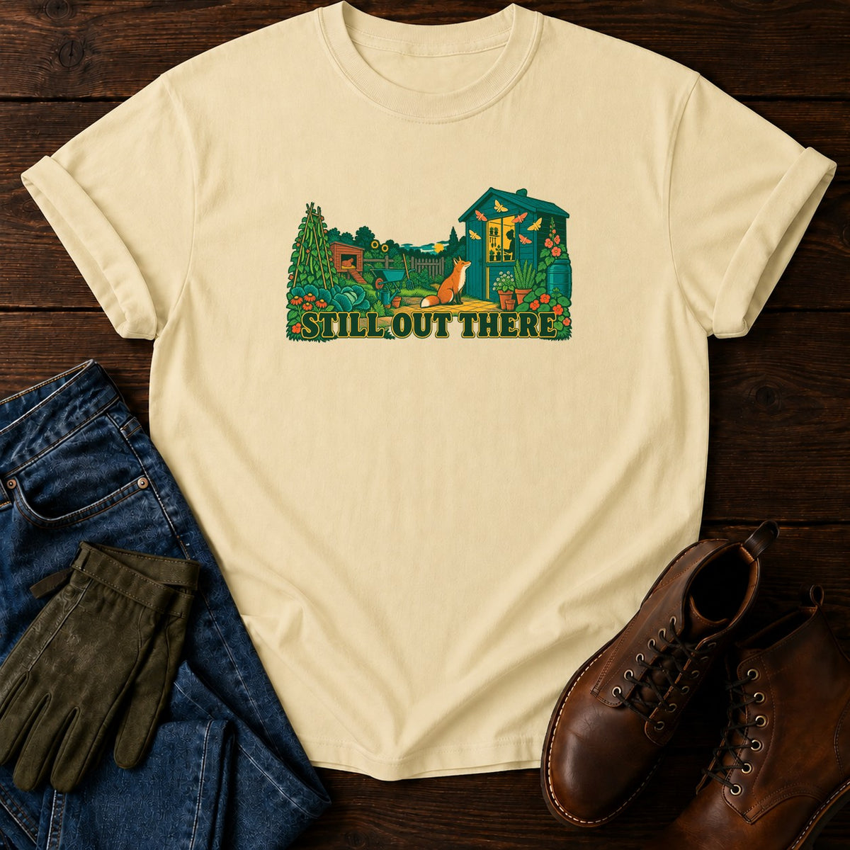 Still Out There T-Shirt — Butter