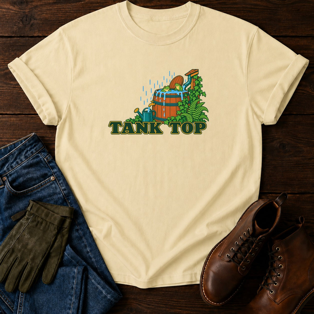 Tank Top T-Shirt — Butter