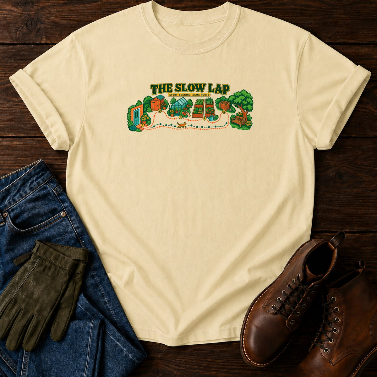 The Slow Lap T-Shirt — Butter