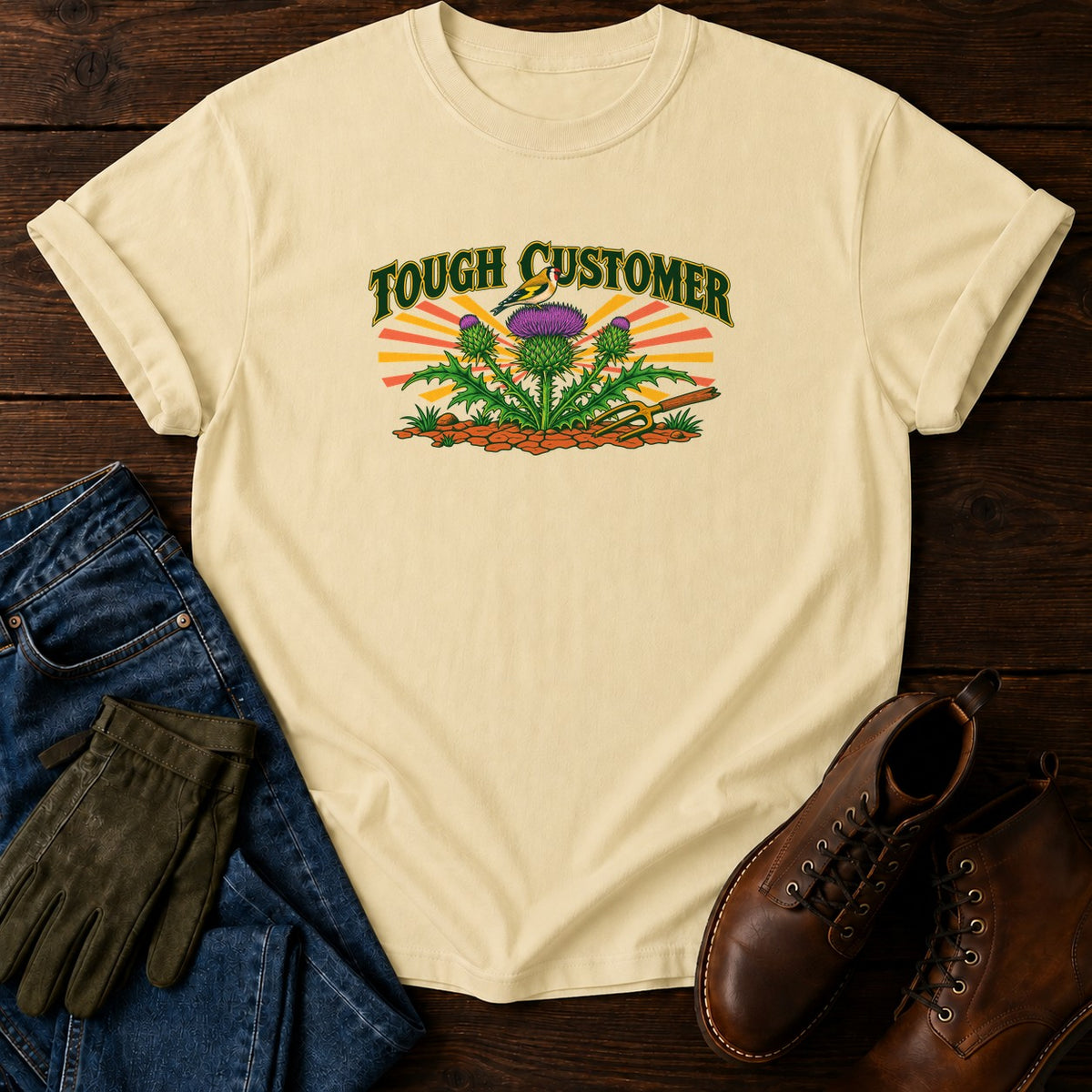 Tough Customer T-Shirt — Butter