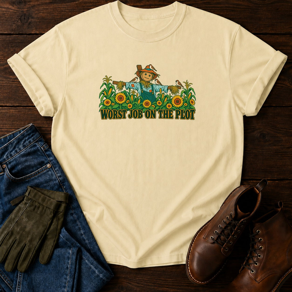 Worst Job On The Plot T-Shirt — Butter
