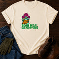 Bone Meal No Questions Funny Dark Humor Garden T-Shirt — Ivory