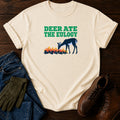 Deer Ate The Eulogy Funny Dark Humor Hosta T-Shirt — Ivory