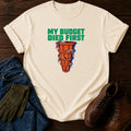 My Budget Died First Funny Plant Shopping Humor T-Shirt — Ivory