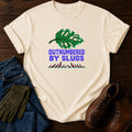 Outnumbered By Slugs Funny Hosta Gardening T-Shirt — Ivory