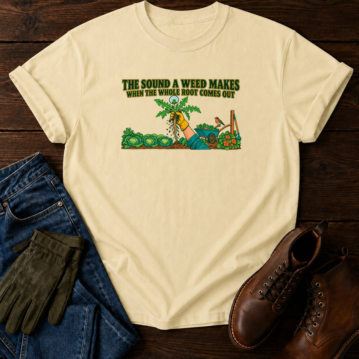 The Sound A Weed Makes T-Shirt — Butter