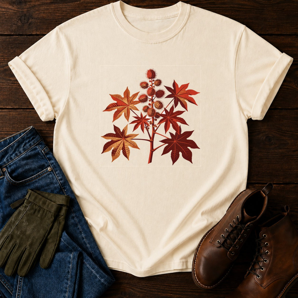 Castor And Consequence T-Shirt — Ivory