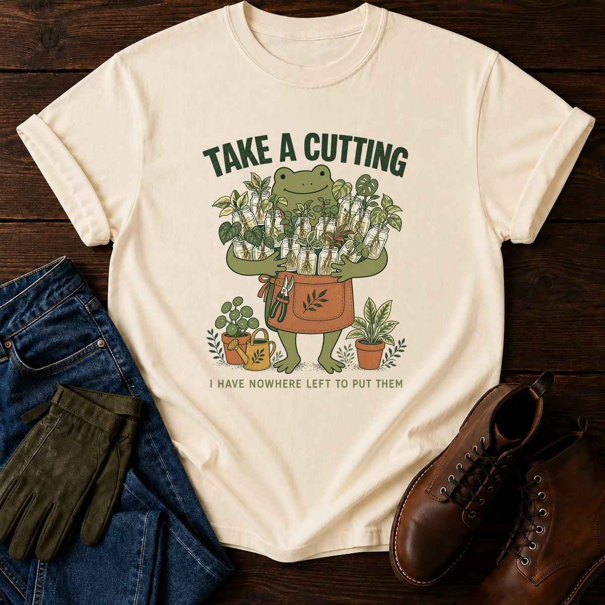 Take A Cutting T-Shirt — Ivory
