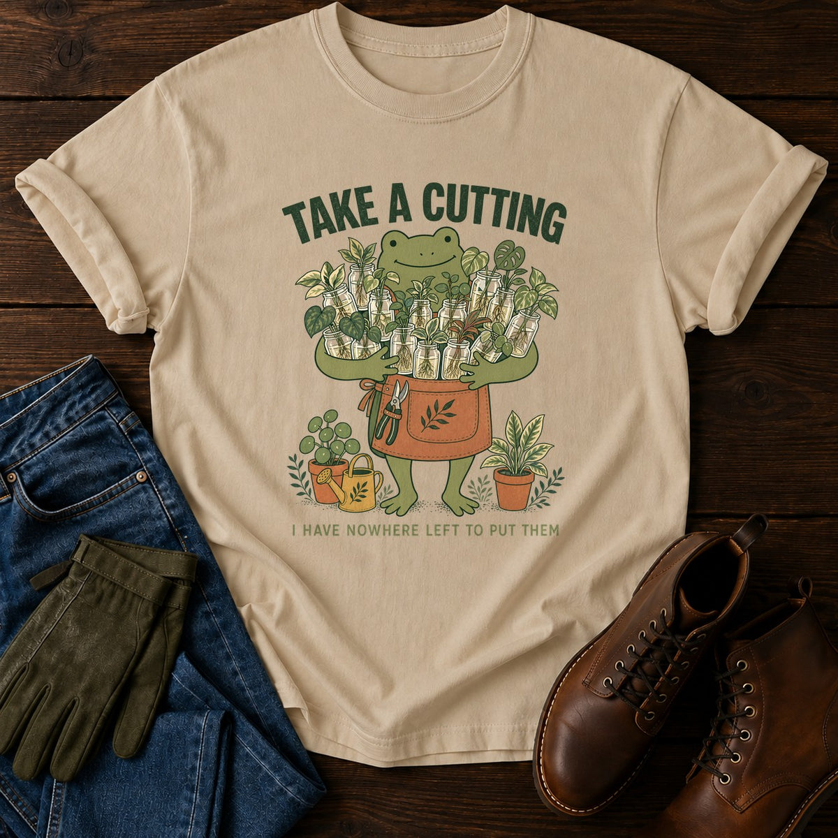 Take A Cutting T-Shirt — Sandstone