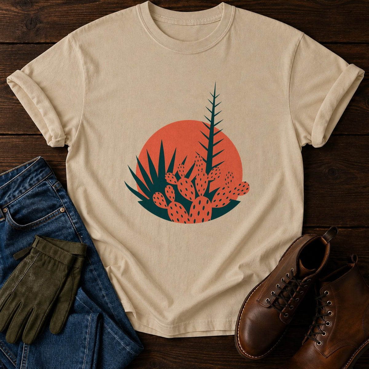 Desert Bed T-Shirt — Sandstone