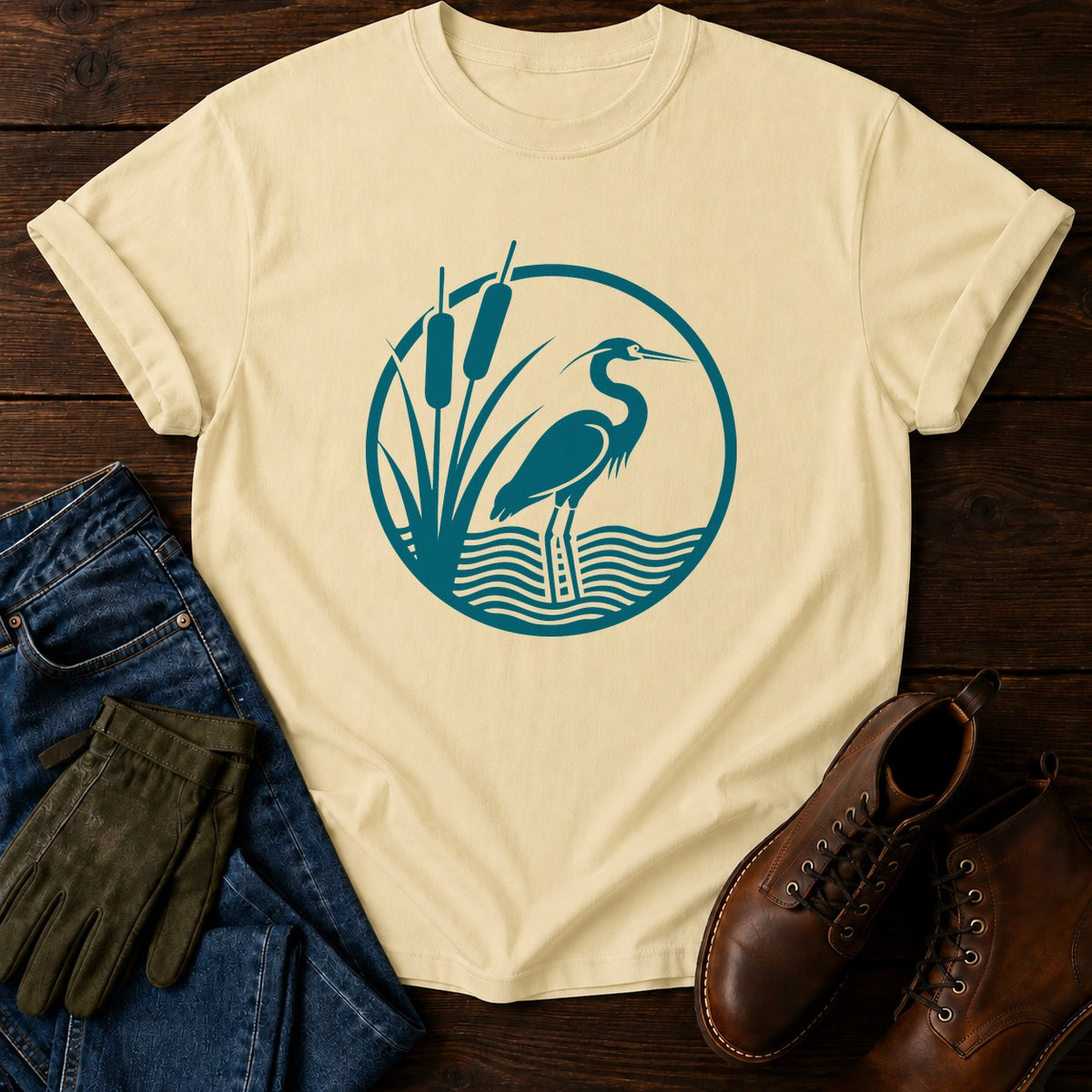 Great Lakes Botanical T-Shirt — Butter