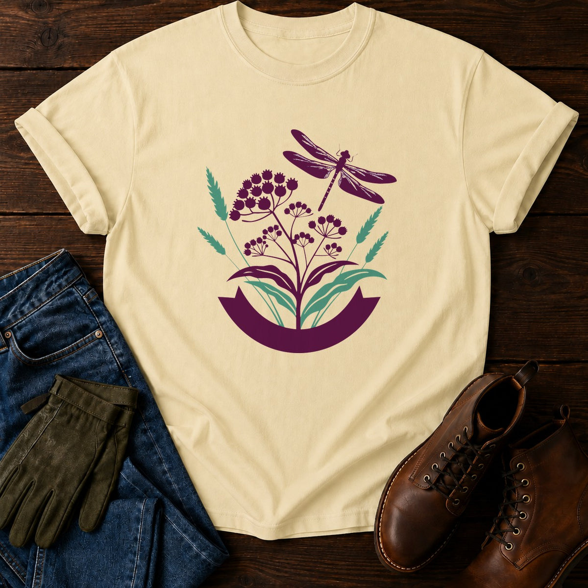 Wetland Meadow T-Shirt — Butter