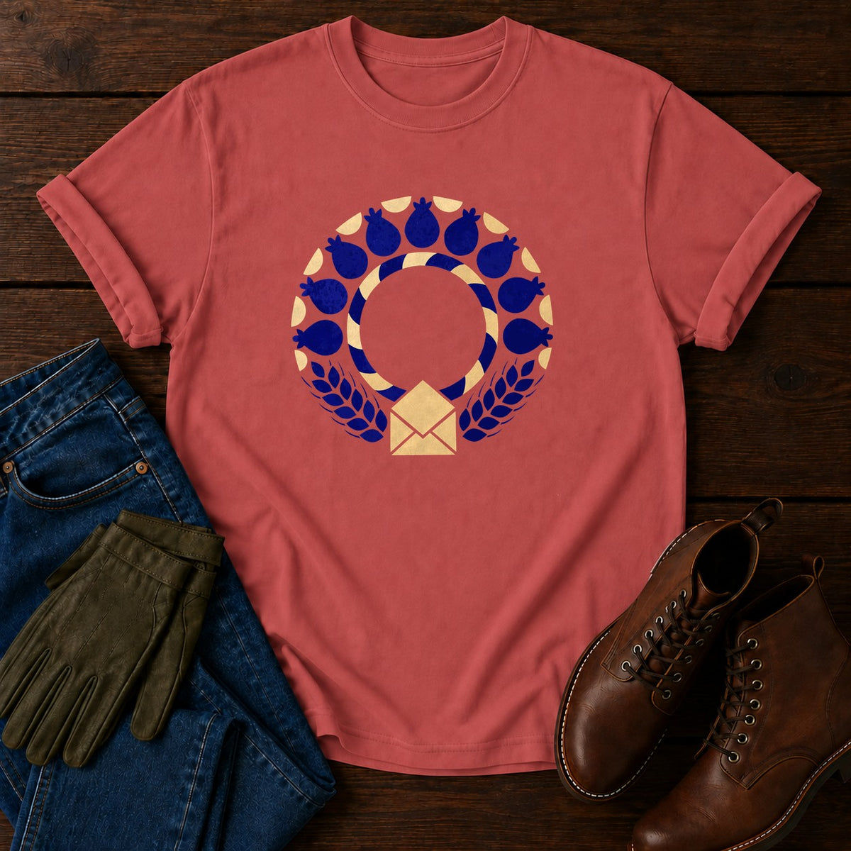 Seed Library T-Shirt — Crimson