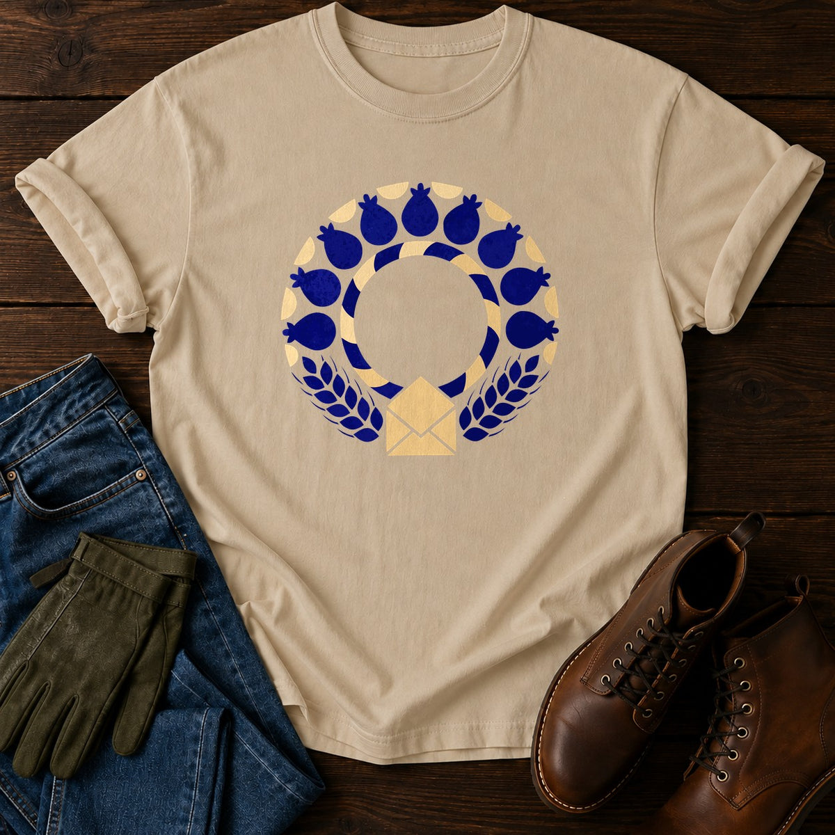 Seed Library T-Shirt — Sandstone