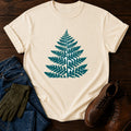 Block Print Fern T-Shirt — Ivory