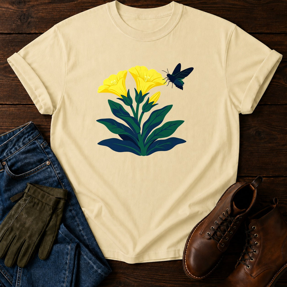 Evening Primrose T-Shirt — Butter