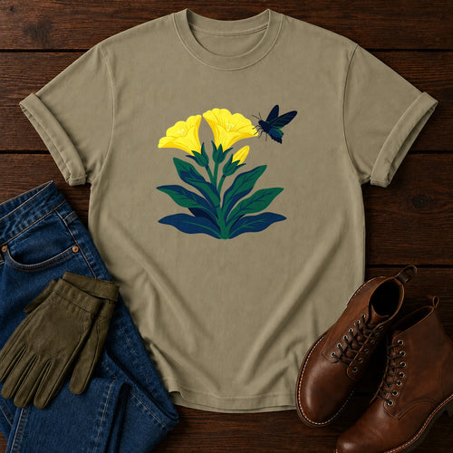 Evening Primrose T-Shirt — Khaki
