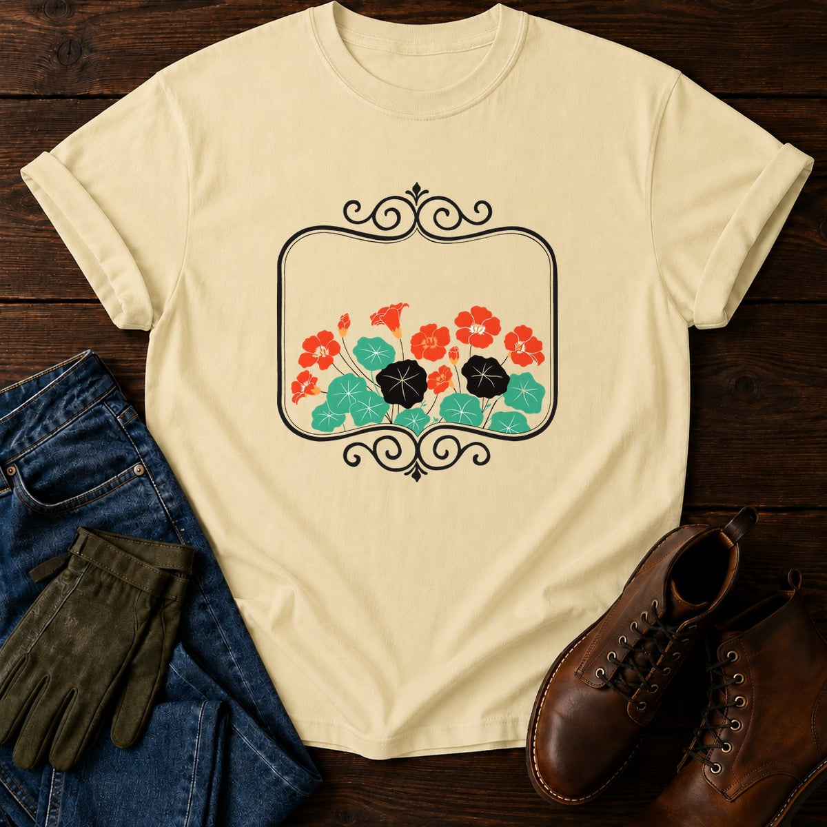 Packet Nasturtium T-Shirt — Butter
