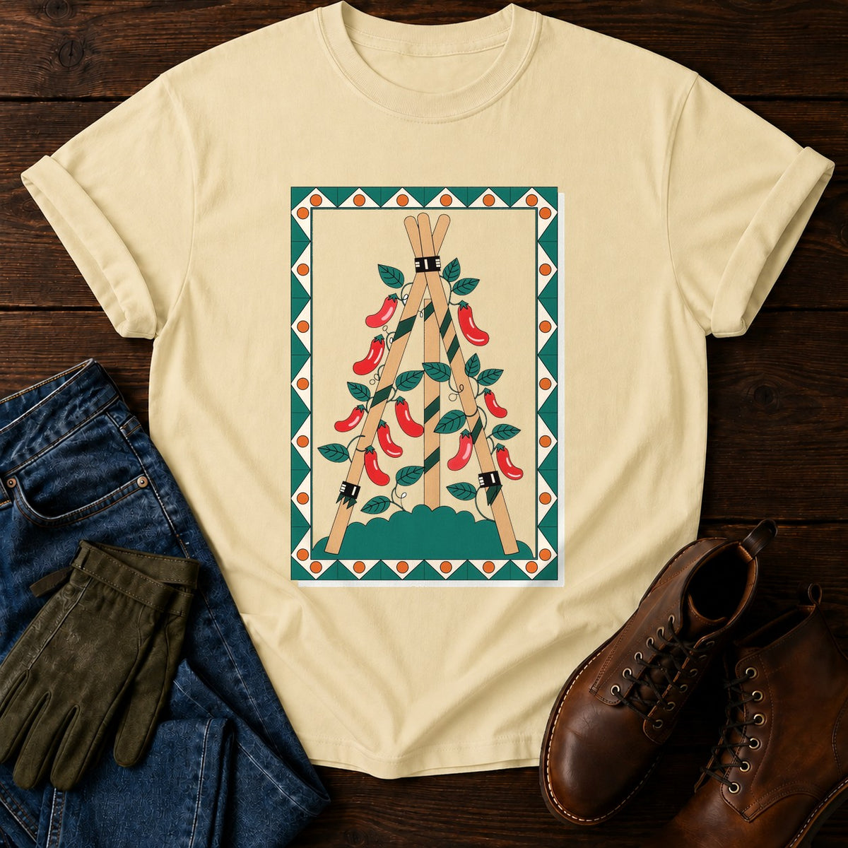 Packet Runner Bean T-Shirt — Butter