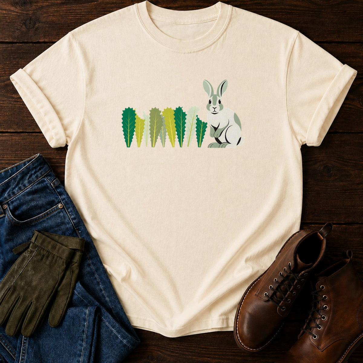 Rabbit Confession T-Shirt — Ivory