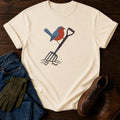 Robin And Fork T-Shirt — Ivory